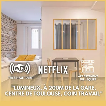 Appartement Moderne - Centre - Gare Matabiau à Toulouse Extérieur photo